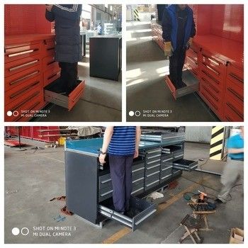 El último taller de garaje 20 cajones armario de herramientas de metal de trabajo pesado con pegboard