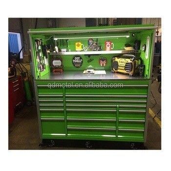 ODM soporte personalizado taller de metal garaje armario de herramientas de almacenamiento con cajones y ruedas