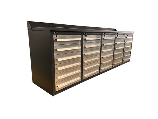 Acceptable OEM ODM Metal 10 pies-15 cajón 2 puertas de trabajo para taller de reparación de coches garaje