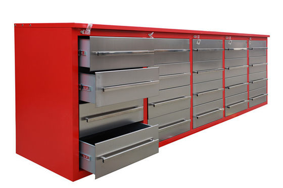 Muebles de la tienda de garaje Gran capacidad ESD banco de trabajo en marrón para el servicio de electricista de automóviles
