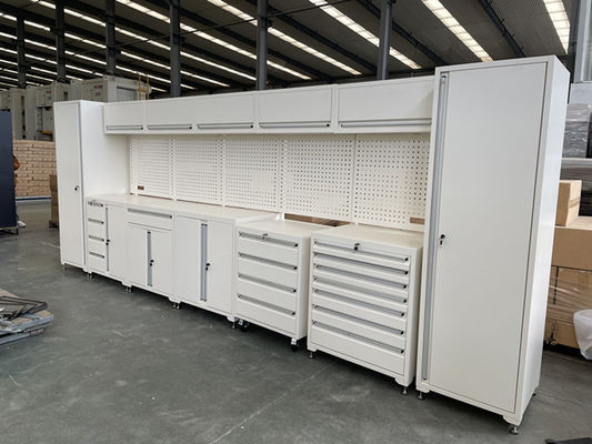 Taller de almacenamiento caja de herramientas rodantes de trabajo pesado metal garaje armario de herramientas para reparación de automóviles