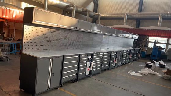 Taller de almacenamiento caja de herramientas rodantes de trabajo pesado metal garaje armario de herramientas para reparación de automóviles