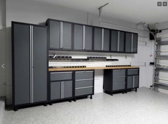 Tienda de herramientas de producción garaje armario de herramientas y cofre de trabajo pesado