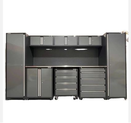 Taller Garage Almacenamiento de herramientas gabinete de trabajo con ruedas y acero laminado en frío