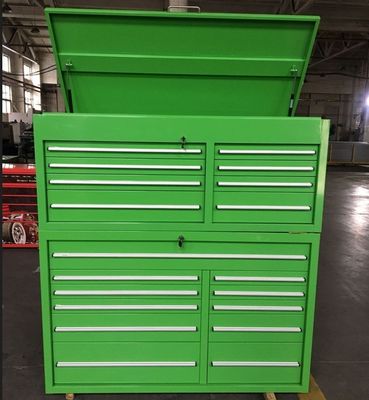Polvo de revestimiento de acero de acabado 19 cajón 72 &quot;armo de herramientas de metal pesado para taller