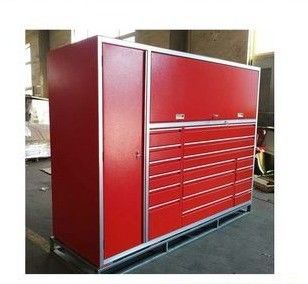Caja de herramientas de metal de 86 pulgadas y gabinete de almacenamiento para herramientas de garaje de gran tamaño
