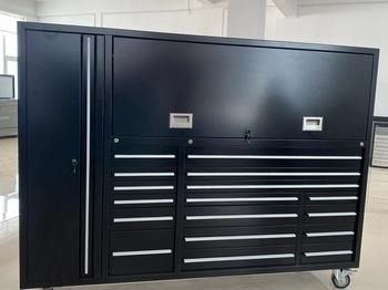 Top Hutch Garage Workshop Almacenamiento Mecánico rodante Cuadro de herramientas ancho para reparación de automóviles