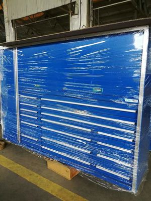 Acceptable OEM ODM Primer taller Caja de herramientas metálicas en ruedas para sistemas de almacenamiento de garaje