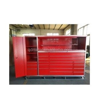 Acceptable OEM ODM Primer taller Caja de herramientas metálicas en ruedas para sistemas de almacenamiento de garaje