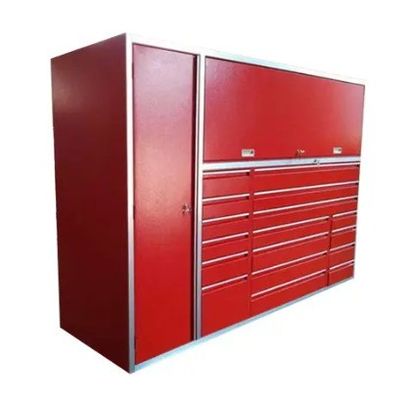 Caja de herramientas de almacenamiento de hardware profesional Cabinet de herramientas de trabajo pesado carro con espuma EVA