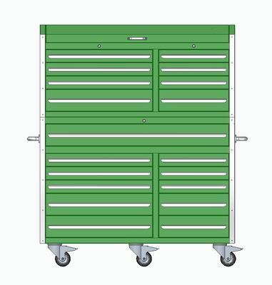 Apoyo personalizado 20 cajones de caja de herramientas para almacenamiento de taller de garaje