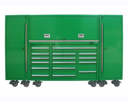 Mecánica de herramientas de reparación de automóviles Set Box Industrial Heavy Duty Tool Box con ruedas y llave de cerradura
